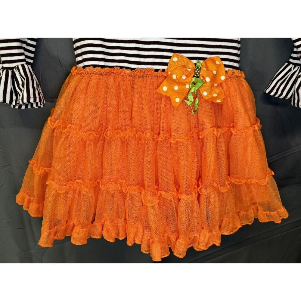 Emily‎ Rose Tulle Thanksgiving Turkey Dress Girl EUC Size 5